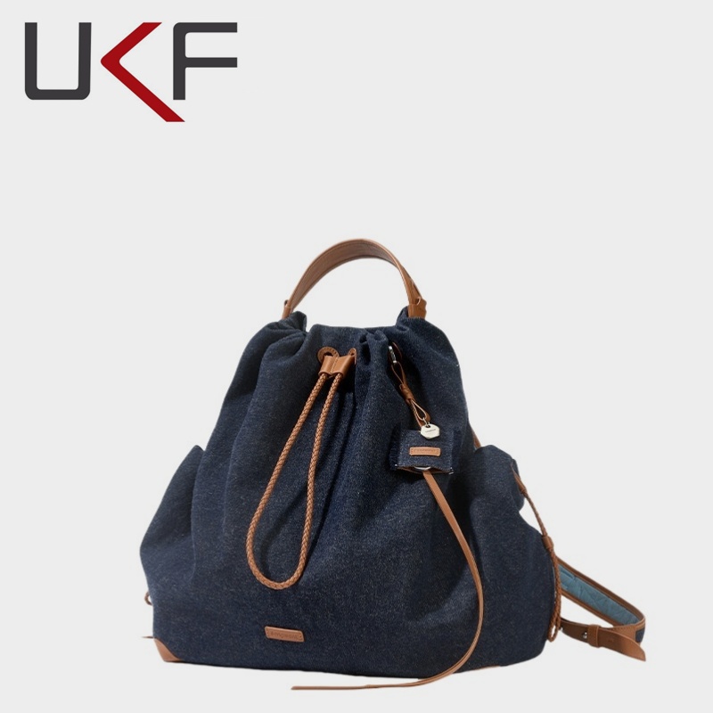 Fashion Backpack Women - UKF ออกแบบใหม่หรูหรากระเป๋ากระเป๋าเป้สะพายหลังทุกวัน Commuter Hobo กระเป๋าผู้หญิงกระเป๋าถือขนาดใหญ่ Rucksack