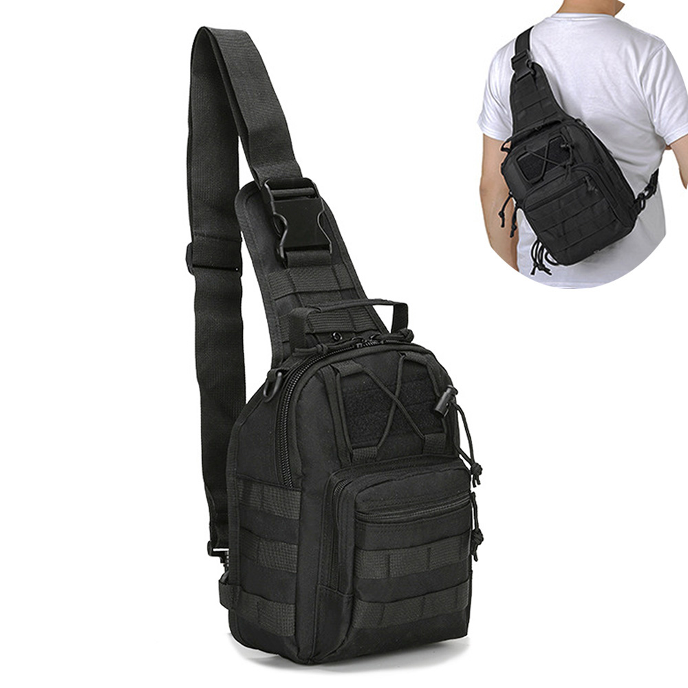 Urban Backpack Tactical - กระเป๋าสะพายข้างผู้ชาย กระเป๋าคาดไหล่ กระเป๋าคาดอก สำหรับเดินทาง กีฬากลางแจ้ง ปีนเขา