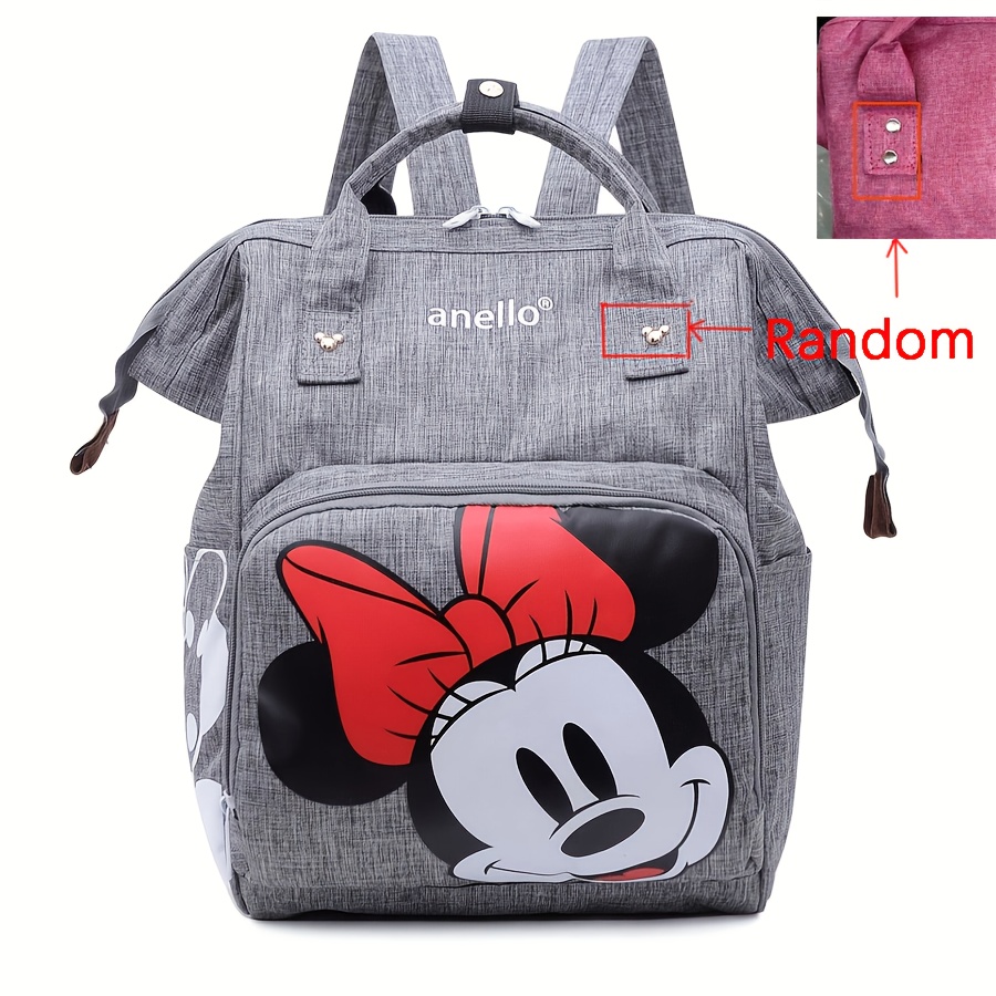 Canvas Backpack Casual - กระเป๋าเป้เดินทางสำหรับผู้หญิงลายมิกกี้เมาส์ น้ำหนักเบา ดีไซน์โดดเด่น ใช้งานได้ทุกวัน เหมาะสำหรับกิจกรรมกลางแจ้ง
