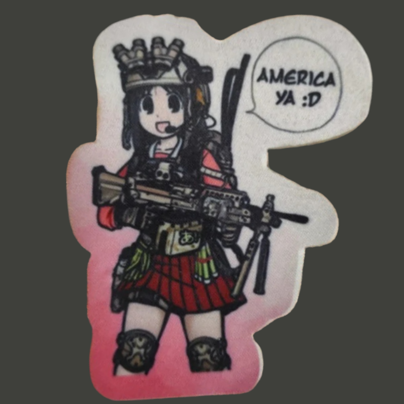 Urban Backpack Tactical - สาวอะนิเมะยุทธวิธี Patch ทหาร Morale พิมพ์ Badge