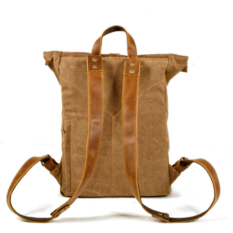 กระเป๋าเป้สะพายหลังผ้าแคนวาสแบ - Canvas Backpack Casual บทวิจารณ์และราคา