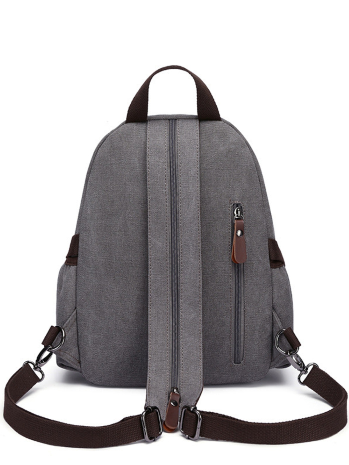 กระเป๋าเป้ผ้าแคนวาสขนาดเล็ก กร - Canvas Backpack Casual บทวิจารณ์และราคา