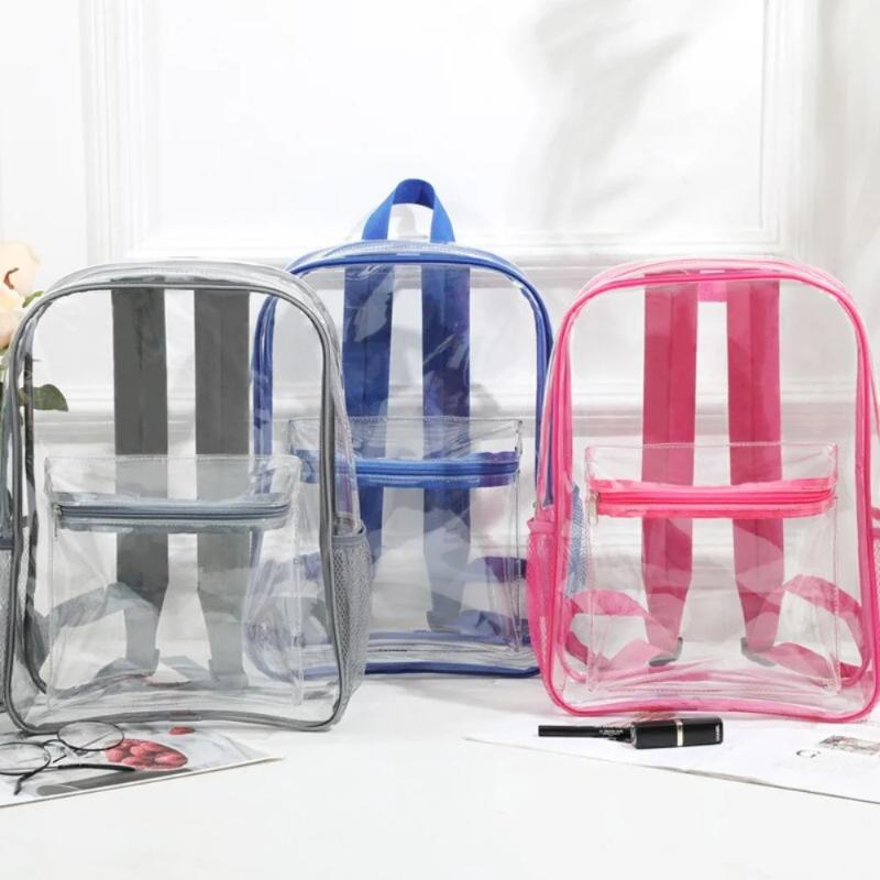 กระเป๋าเป้สะพายหลังใสกันน้ำสำห - Canvas Backpack Casual บทวิจารณ์และราคา